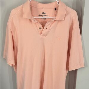 Tommy Bahama Men's Light Coral Polo Shirt